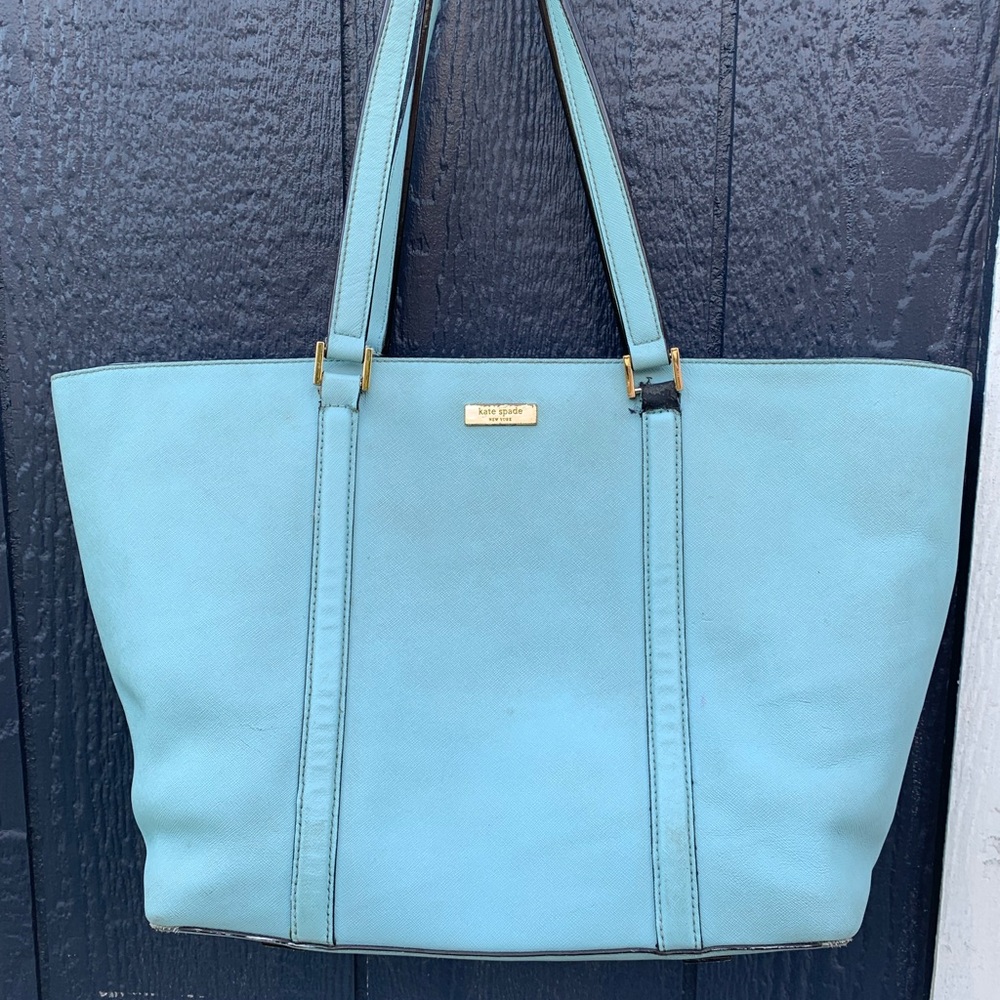 Kate Spade Light Blue Tote Bag